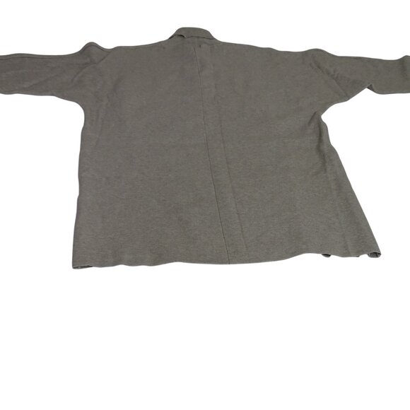 Pink Lily Turtleneck Oversized Knit Sweater Dress Women Size M Gray Dolman Slv - Picture 3 of 11